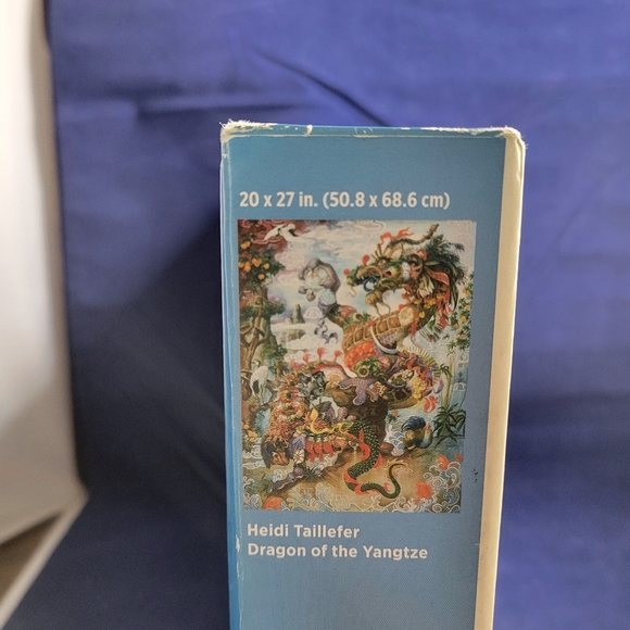 Pomegranate artpiece 1000 pc puzzle Dragon of the Yangtze Heidi Taillefer USED - Picture 7 of 7